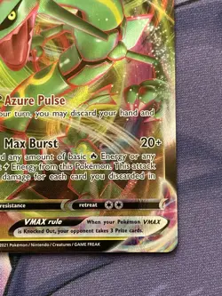 Pokemon TCG Rayquaza VMAX HoloFull Art Rare Card Evolving Skies 111/203 NM - Image 4