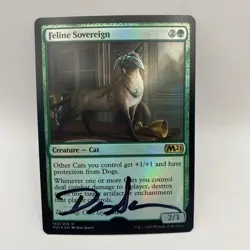 WIZARDS OF THE COAST Dan Scott Signed Proof Cards Magic the Gathering: Feline A - Image 1