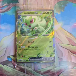 Sprigatito Ex SVP 087, Pawmot Ex 073/197, Maushold Ex 155/182 Promo cards Sealed - Image 2