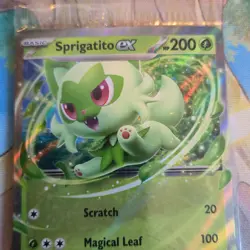 Sprigatito Ex SVP 087, Pawmot Ex 073/197, Maushold Ex 155/182 Promo cards Sealed - Image 3