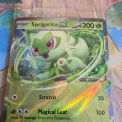 Sprigatito Ex SVP 087, Pawmot Ex 073/197, Maushold Ex 155/182 Promo cards Sealed - Image 4
