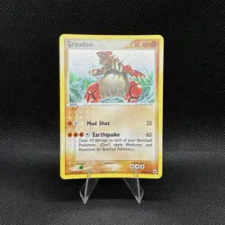 (NM) Groudon 102/101 EX Hidden Legends Holo Secret Rare Vintage Pokemon Card - Image 1