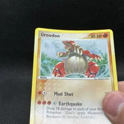 (NM) Groudon 102/101 EX Hidden Legends Holo Secret Rare Vintage Pokemon Card - Image 3