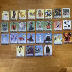 Disney 100 Weiss Schwarz 27 Cards Complete Set COMMON Cards (BB) - Image 1