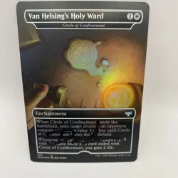 Van Helsing's Holy Ward Card Signed By Dan Scott Artist Proof Near Mint - Image 1