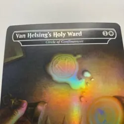 Van Helsing's Holy Ward Card Signed By Dan Scott Artist Proof Near Mint - Image 2