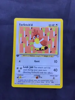 Pokemon Cards: 1st Edition Neo Revelation Common: Farfetch'd 43/64 - Image 1