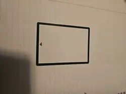 Magic The Gathering Blank Card With Black Border Misprint Error NM - Image 2