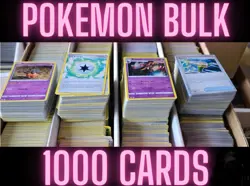 POKEMON TCG 1000 CARD GAME BULK LOT INSTANT COLLECTION NEAR MINT ENGLISH C/UC - Image 1