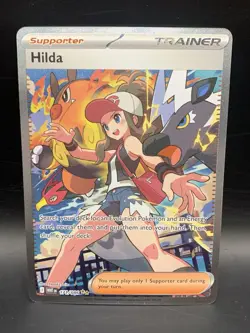 Pokemon Hilda Trainer Card SAR SIR 171/086 SV11W White Flare English - Image 1