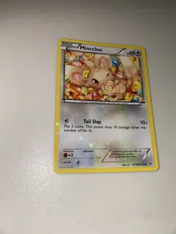 Minccino RC18/RC25 Radiant Collection Legendary Treasures Pokemon Card 2013 LP - Image 2