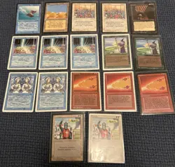 Mtg Mixed Lot Of Vintage Cards LP-NM List In Description Revised, ARN, FBB, FWB - Image 1