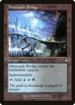 MTG Mistvault Bridge (189/240) The Brothers' War Commander LP - Image 1