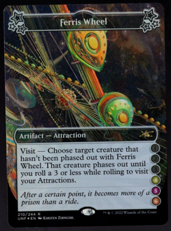 Ferris Wheel (4-5-6) 210/244 Rare Foil Unfinity Magic The Gathering NM - Image 1