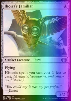MTG Magic the Gathering Jhoira's Familiar (265/503) Double Masters LP FOIL - Image 1