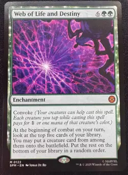 MTG - Web of Life and Destiny M Marvel's Spider-Man 122 - NM - Image 1