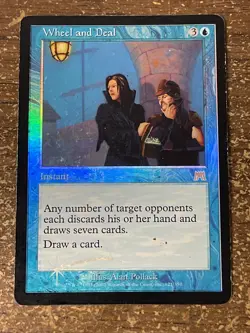 MTG *Wheel and Deal Foil X1* (HP) Onslaught Magic the Gathering Free Shipping - Image 1