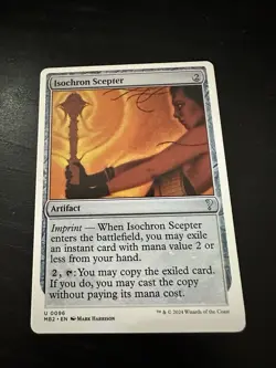 MTG Isochron Scepter Mystery Booster 2 White Border Uncommon NM Magic - Image 1