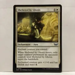 MTG Sheltered by Ghosts Magic: The Gathering Duskmourn: House of Horror #0030 - Image 1