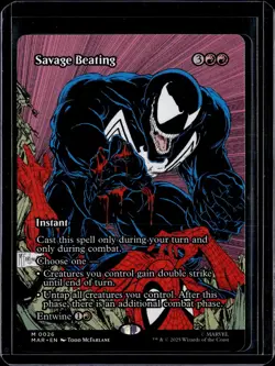 Savage Beating - 26 - MAR - NM - MTG Magic the Gathering - Image 1