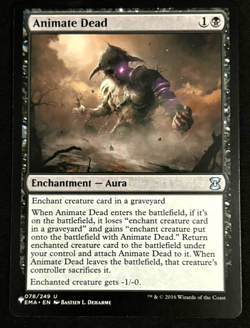 MTG Animate Dead Eternal Masters Magic EMA (078/249) English Black LP - Image 1