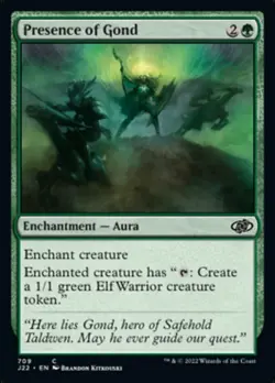 Presence of Gond, Jumpstart 2022, Near Mint x 1 MTG - Image 1