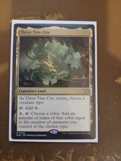 Three Tree City - NM Regular Rare 0260 - Bloomburrow - MTG - Image 1