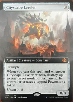 Cityscape Leveler - EXTENDED ART MTG The Brothers' War NM NON-FOIL 363 - Image 1