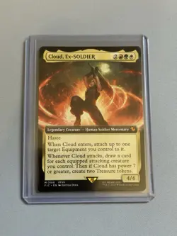 MTG: Cloud, Ex-SOLDIER (Extended Art) [Final Fantasy] Near Mint - Image 1