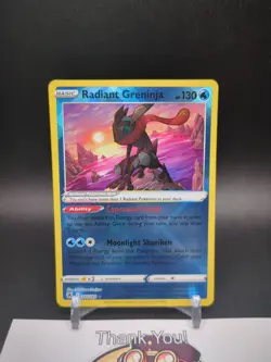 Pokemon TCG Radiant Greninja Sword & Shield-Astral Radiance 046/189 Holo Radiant - Image 1