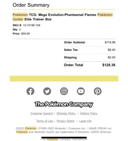 (2 QTY) Pokemon Center Phantasmal Flames ETb CONFIRMED PRESALE ✅ NOVEMBER SHIP - Image 2
