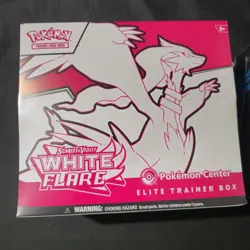 Pokemon TCG Black Bolt & White Flare Pokemon Center Elite Trainer ETB Sealed Set - Image 1