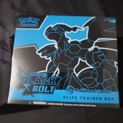 Pokemon TCG Black Bolt & White Flare Pokemon Center Elite Trainer ETB Sealed Set - Image 2