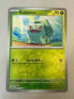 Charmander Squirtle Bulbasaur Pikachu Reverse Holo Kanto Starter Pokemon TCG 151 - Image 5