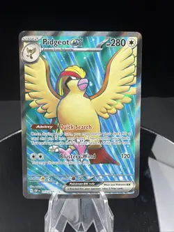 Pokemon Pidgeot ex 217/197 Obsidian Flames Scarlet & Violet Ultra Rare Full Art - Image 1