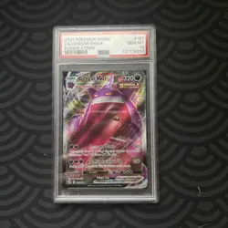 2021 POKEMON SWORD & SHIELD FUSION STRIKE #157 FULL ART/GENGAR VMAX PSA 10 - Image 1