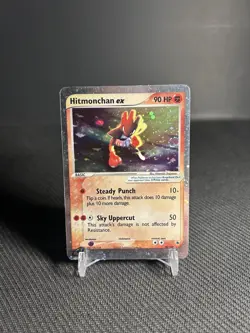 Pokemon TCG Hitmonchan ex 98/109 Ruby and Sapphire Holo MP - Image 1
