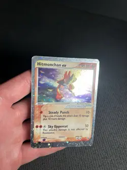 Pokemon TCG Hitmonchan ex 98/109 Ruby and Sapphire Holo MP - Image 5