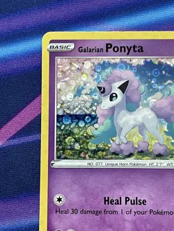 Pokemon TCG Galarian Ponyta General Mills 25th Anniversary Holo SWSH013 NM - Image 2