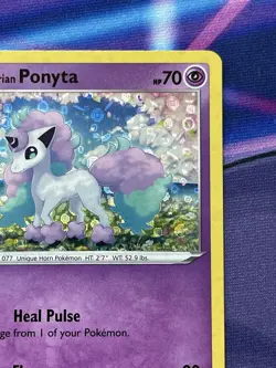 Pokemon TCG Galarian Ponyta General Mills 25th Anniversary Holo SWSH013 NM - Image 3