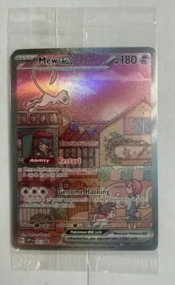 Pokemon MEW EX SVP 053 Scarlet Violet 151 Black Star Promo SEALED FREE SHIP! (2) - Image 1