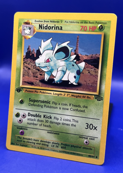 Nidorina Jungle Pokemon 40/64 First Edition Uncommon NM - Image 2