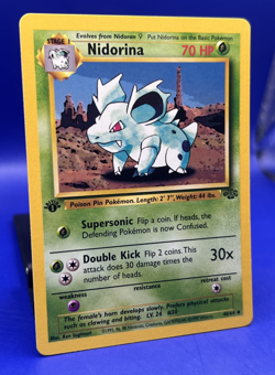 Nidorina Jungle Pokemon 40/64 First Edition Uncommon NM - Image 3
