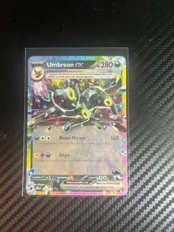 Pokemon TCG Umbreon EX 60/131 Double Rare Prismatic Evolutions NM/MT Condition - Image 1