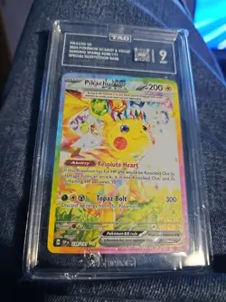 Pokemon TCG TAG 9 Pikachu EX Surging Sparks #238/191 Special Illustration Rare - Image 1