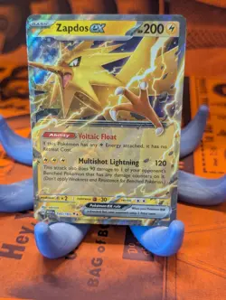 Zapdos ex SV: Scarlet & Violet 151 Pokemon #145/165 Double Rare NM+ - Image 1