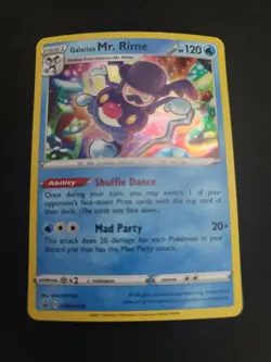 Pokemon : Shining Fates : Galarian Mr. Mime/Rime SWSH079 Black Star Promo - Image 1
