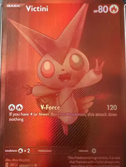 2025 POKEMON WHT EN-WHITE FLARE BLACK WHITE RARE #172 VICTINI PSA 10 - Image 4