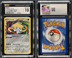 CGC GEM MINT 10 Pokemon TCG Jirachi 119/185 Swsh04: Vivid Voltage Holo - Image 1