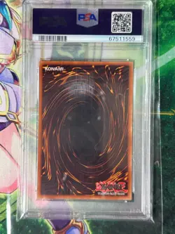 2002 Yu-Gi-Oh LOB-077 M-Warrior #1 Legend Blue Eyes 1st Edition PSA Gem Mint 10 - Image 2